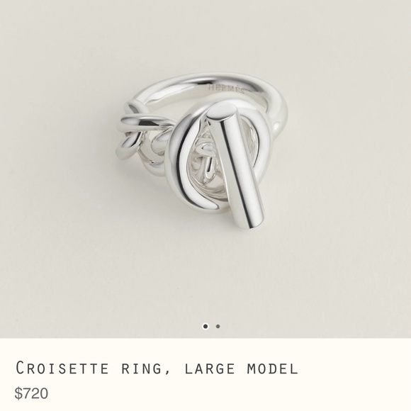 Hermes Croisette ring, large model - Picture 2 of 4